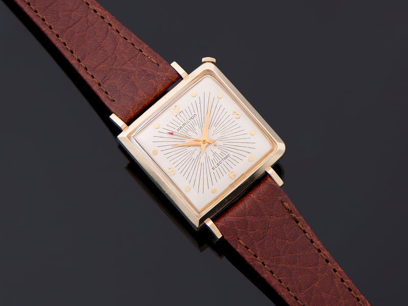 Hamilton Electric Victor Original Silver Sunburst Dial Watch