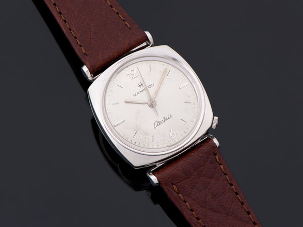 Hamilton Electric White Gold Filled Gemini Watch