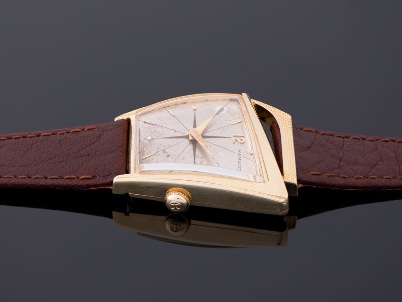Hamilton Flight I 14K Solid Gold Watch