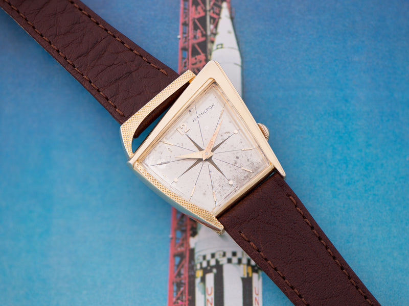 Hamilton Flight I 14K Solid Gold Watch