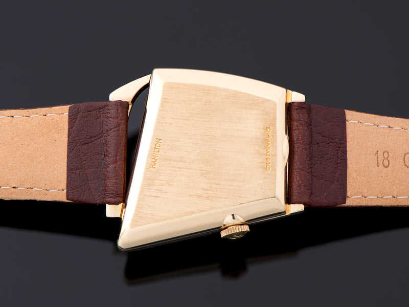 Hamilton Flight I 14K Solid Gold Watch Case Back