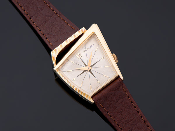 Hamilton Flight I 14K Solid Gold Watch