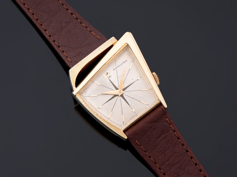 Hamilton Flight I 14K Solid Gold Watch