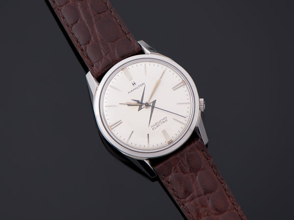 Hamilton Huguenin Electric Landeron 4750 Watch Stainless Steel