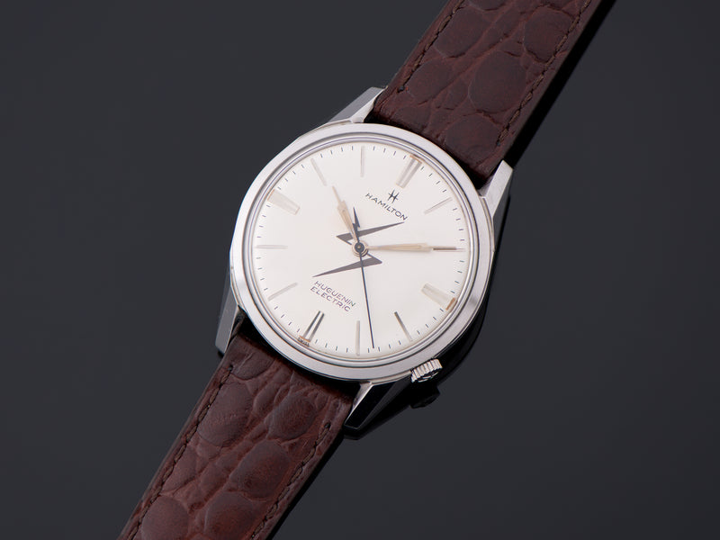 Hamilton Huguenin Electric Landeron 4750 Watch Stainless Steel