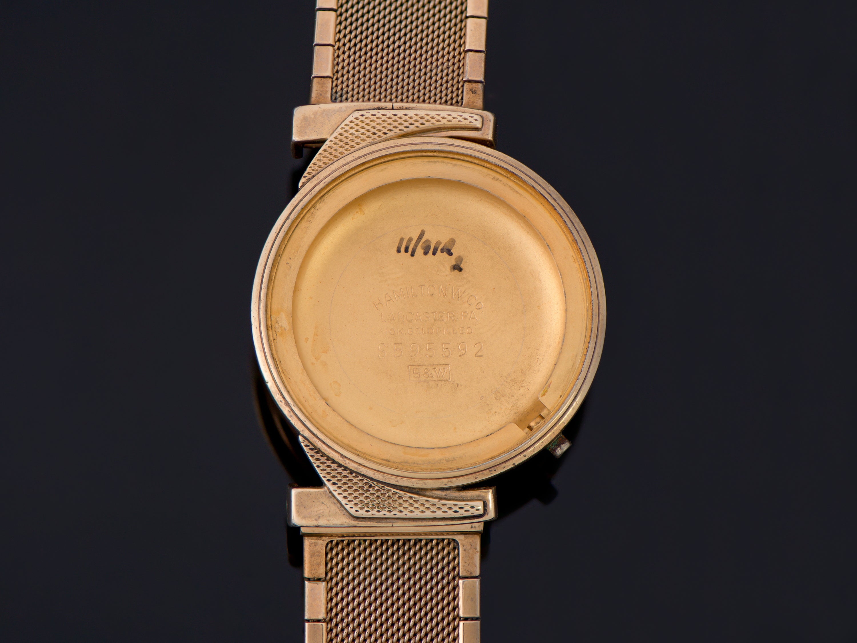 Hamilton K-475 Asymmetric Automatic Watch With Bracelet & Boxes