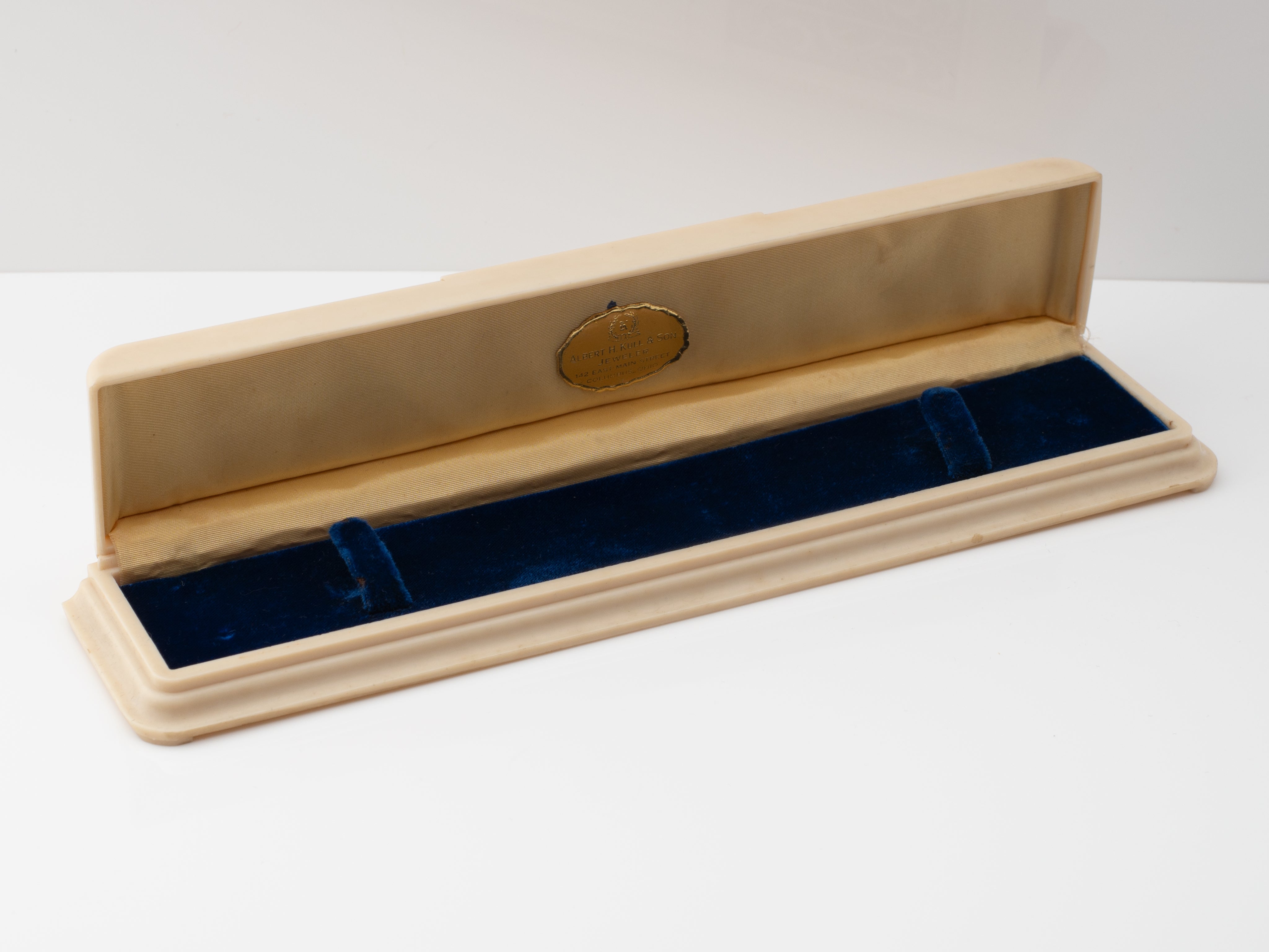 Hamilton Long Flat Celluloid Box Circa 1930s to 40s