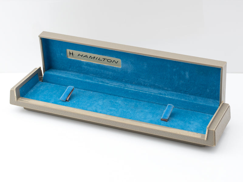 Hamilton Long Flat Watch Box Circa 1970s