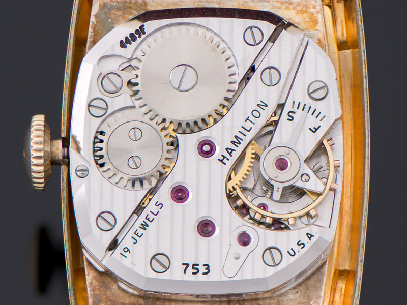 Hamilton Medford 753 Watch Movement Circa 1952
