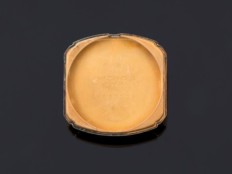 Hamilton Morley Circa 1936 Inner Watch Case Back