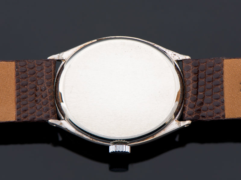 Hamilton Oval White Gold Filled Watch Case Back