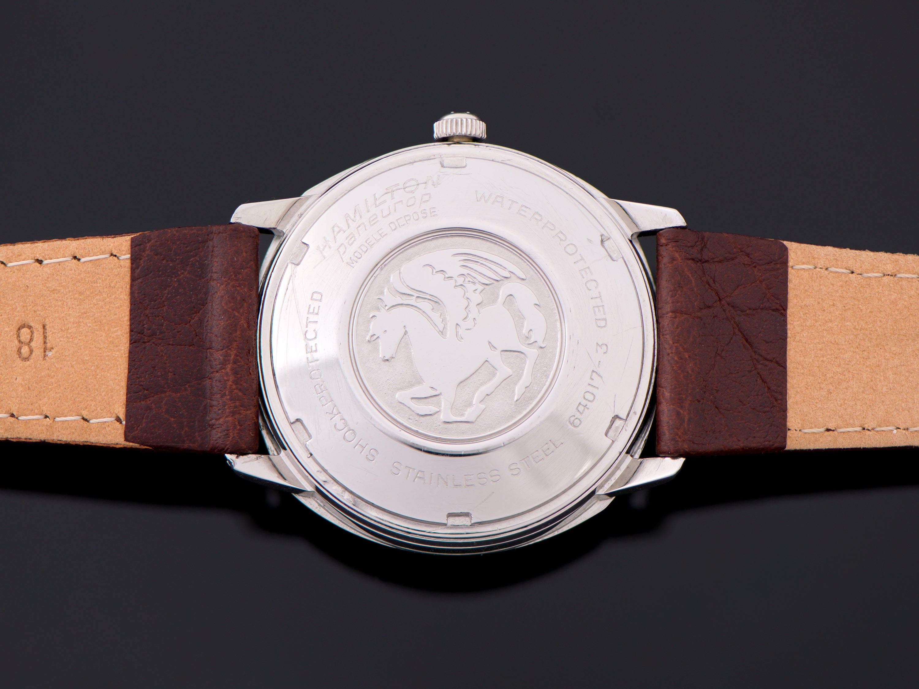 Hamilton Pan Europ Dateline A-579 Automatic Watch Circa 1964