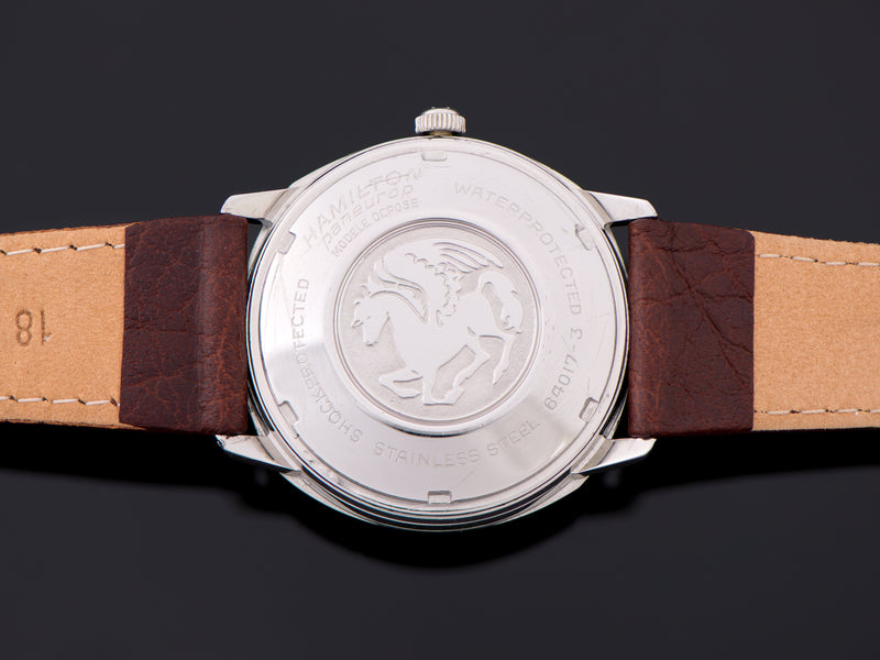 Hamilton Pan Europ Dateline A-579 Automatic Watch Case Back