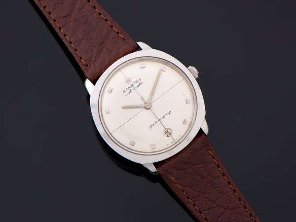 Hamilton Pan Europ Dateline A-579 Automatic Watch Circa 1964