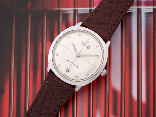 Hamilton Pan Europ Dateline A-579 Automatic Watch Circa 1964