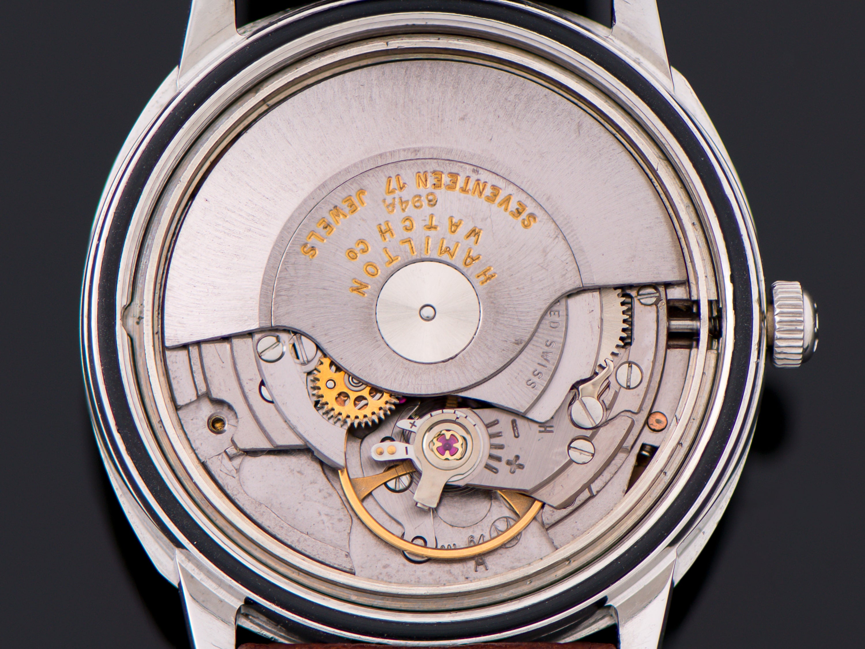 Hamilton Pan Europ Dateline A-579 Automatic Watch Circa 1964