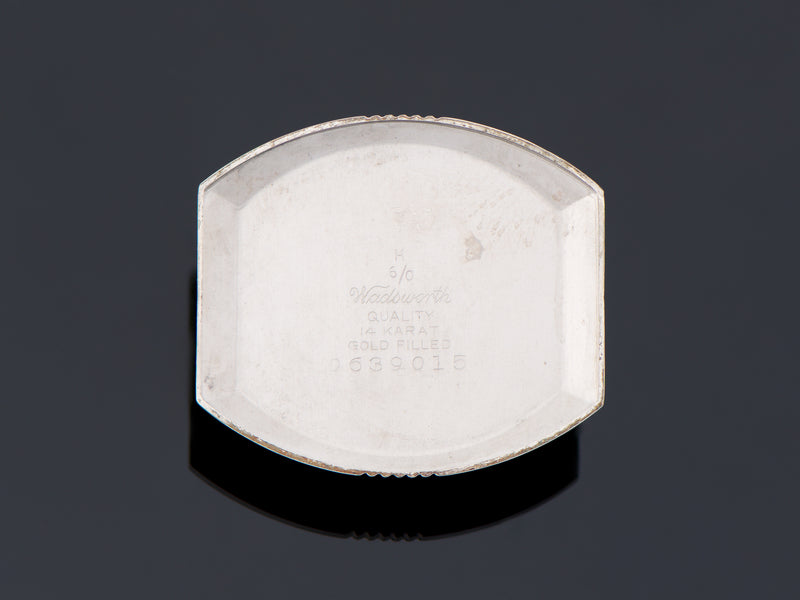 Hamilton Perry White Gold Filled Inner Watch Case Back 639015