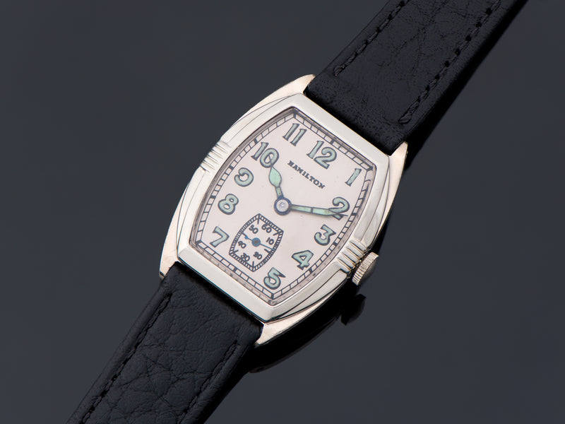 Hamilton Perry White Gold Filled Watch