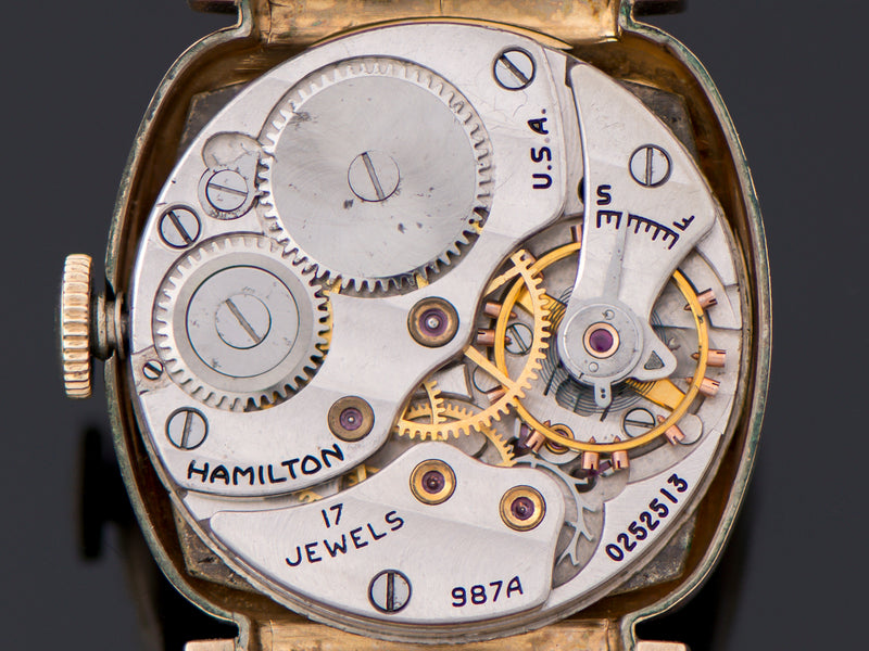 Hamilton Reagan 987A Watch Movement Circa 1937