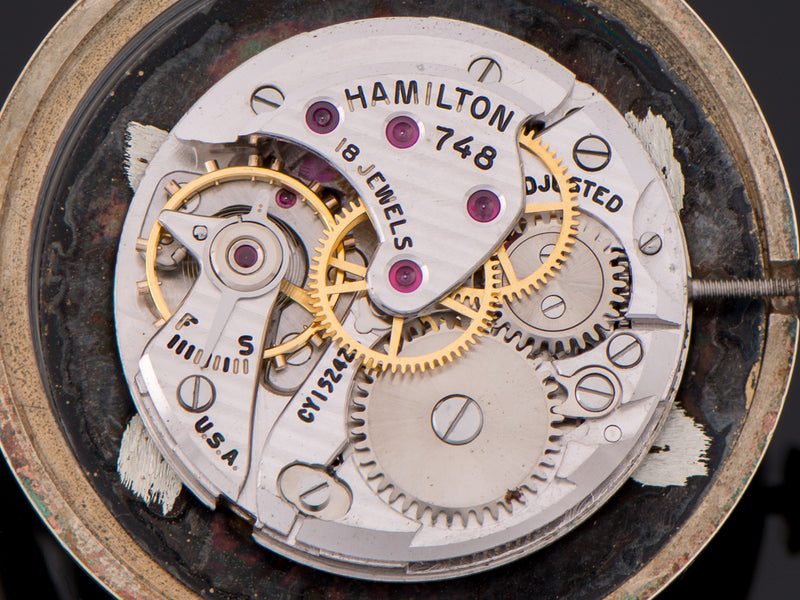 Hamilton Rodney 10K Gold Filled Watch Masonic Dial