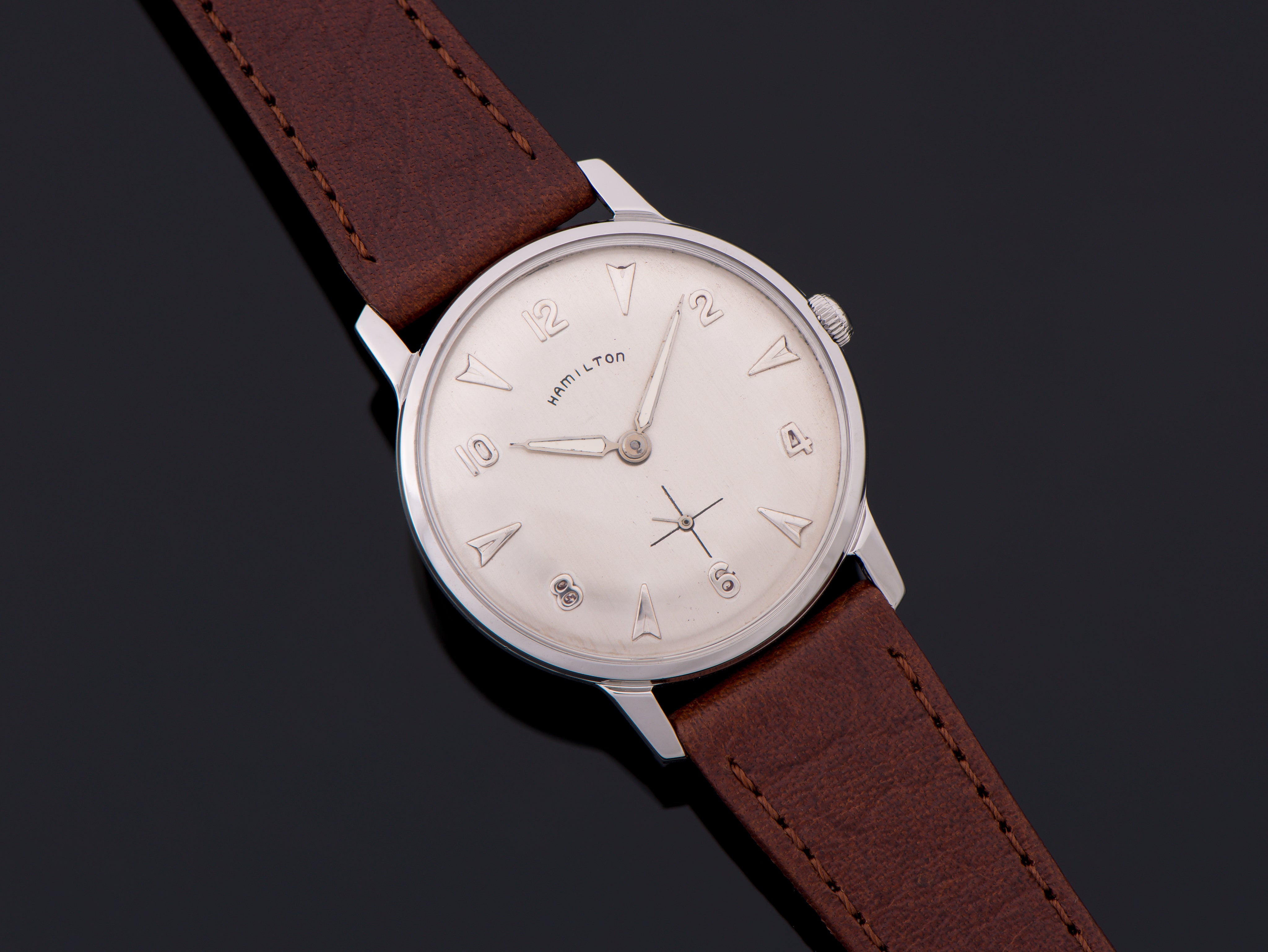 Hamilton Sea-Crest Stainless Steel Watch Circa 1958