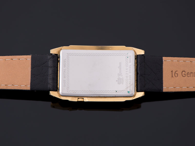 Hamilton Seckron Quartz Reissue Watch Case Back