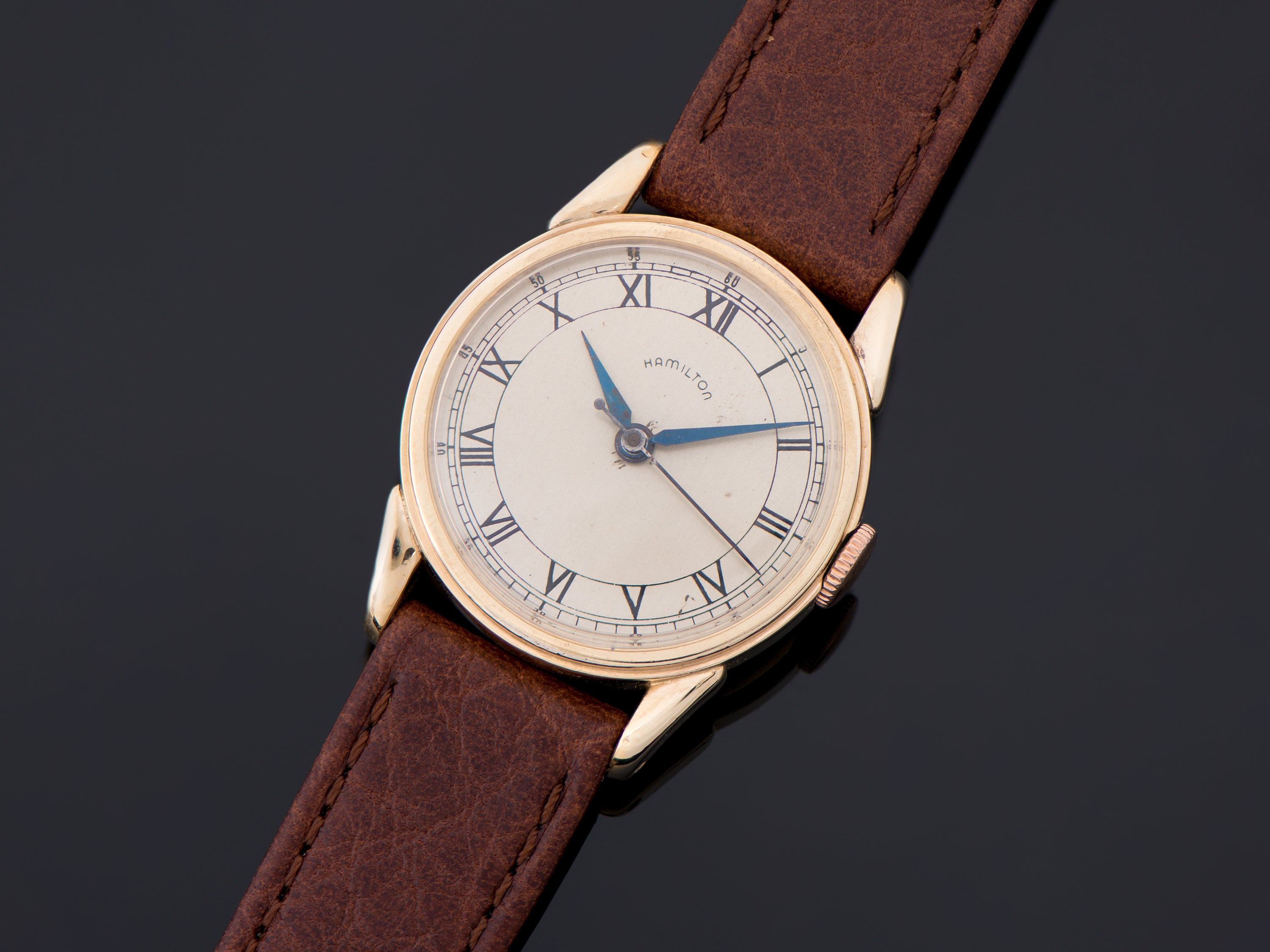 Hamilton Sentinel Hacking 10K Gold Filled Watch