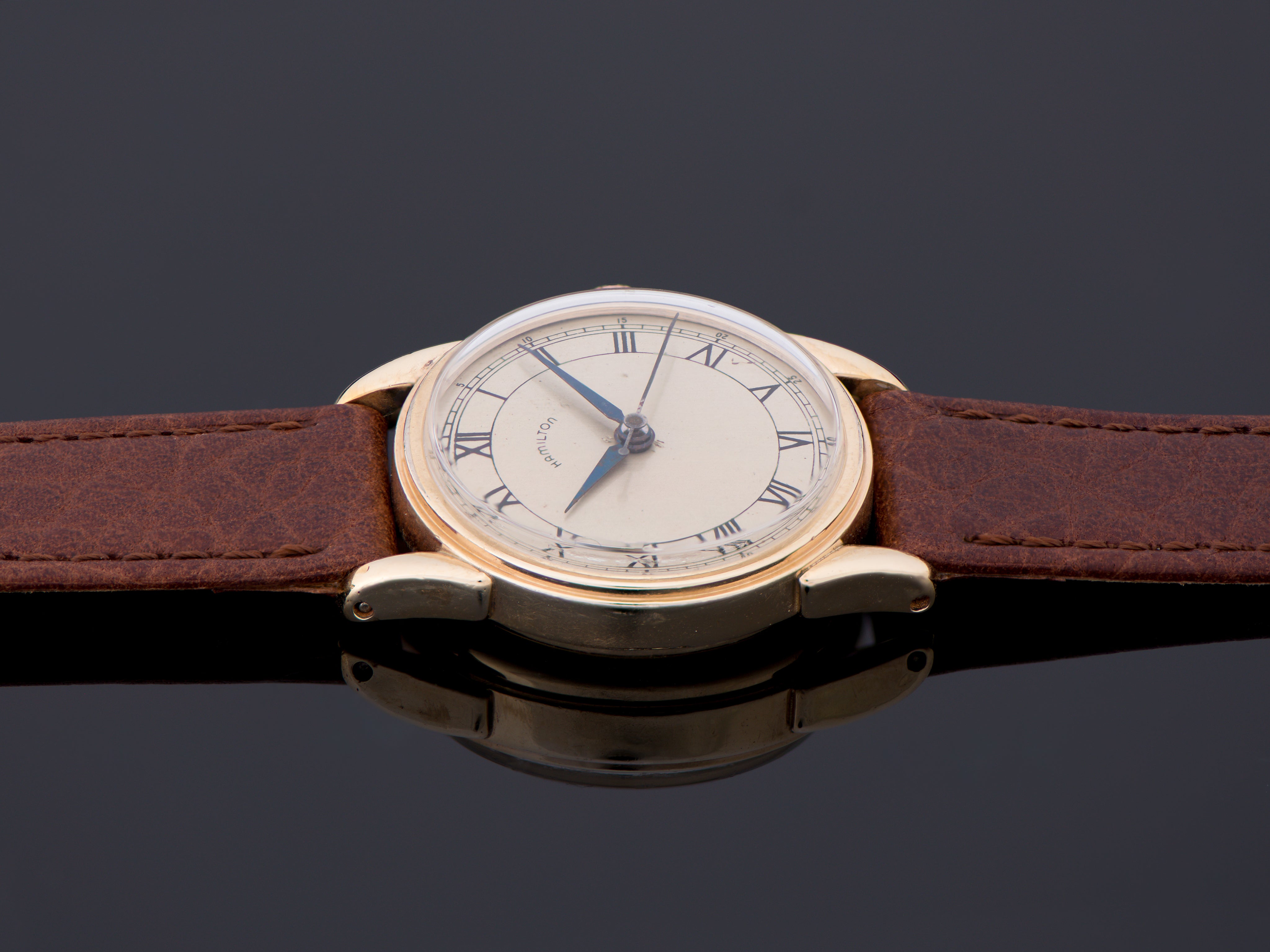 Hamilton Sentinel Hacking 10K Gold Filled Watch