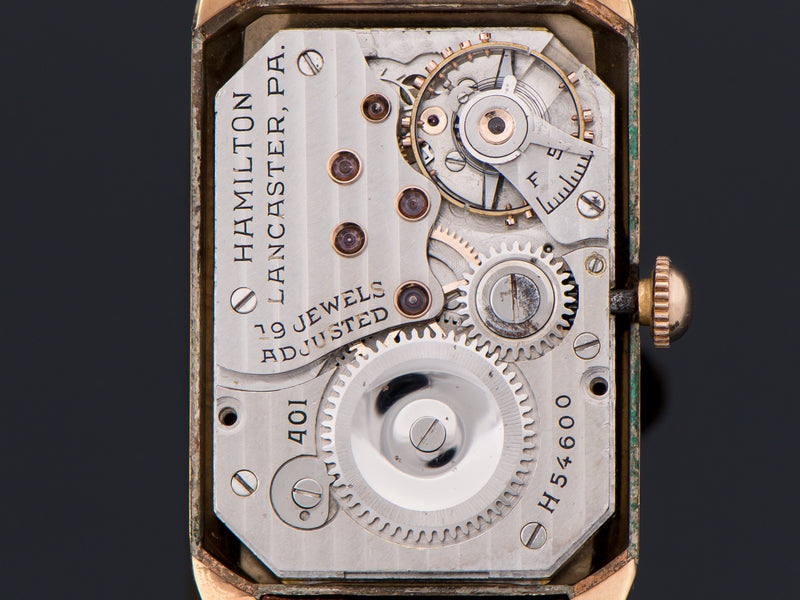 Hamilton Stanley Yellow Gold Filled Explorer Series 401 Watch Movement