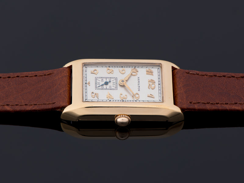 Hamilton Stanley Yellow Gold Filled Explorer Series Watch
