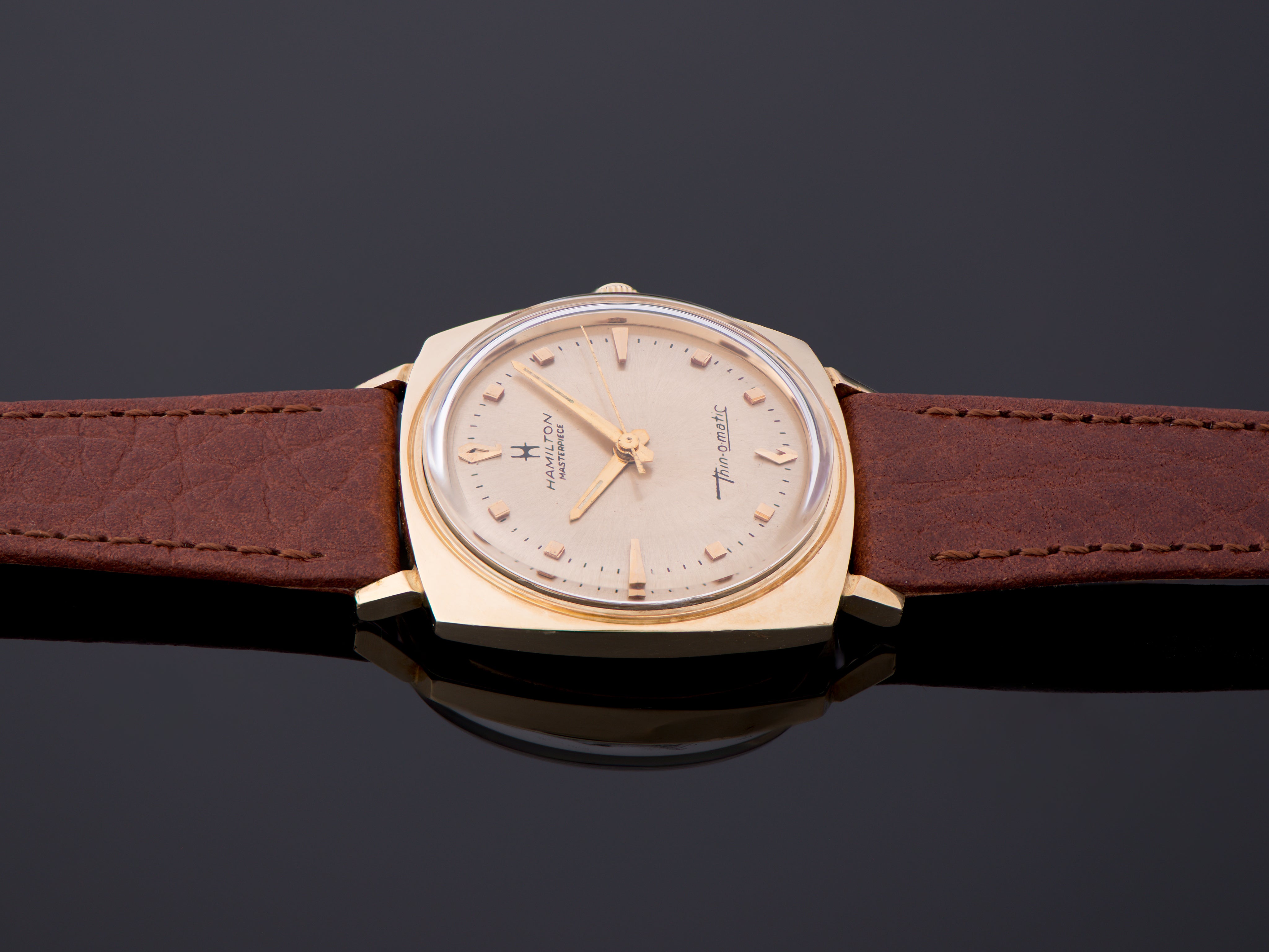 Hamilton T-412 Yellow Gold Filled Thin-O-Matic Watch