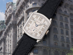 Hamilton Tonneau White Gold Filled Watch