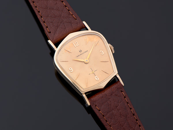 Hamilton Valiant Asymmetric Champagne Dial Watch