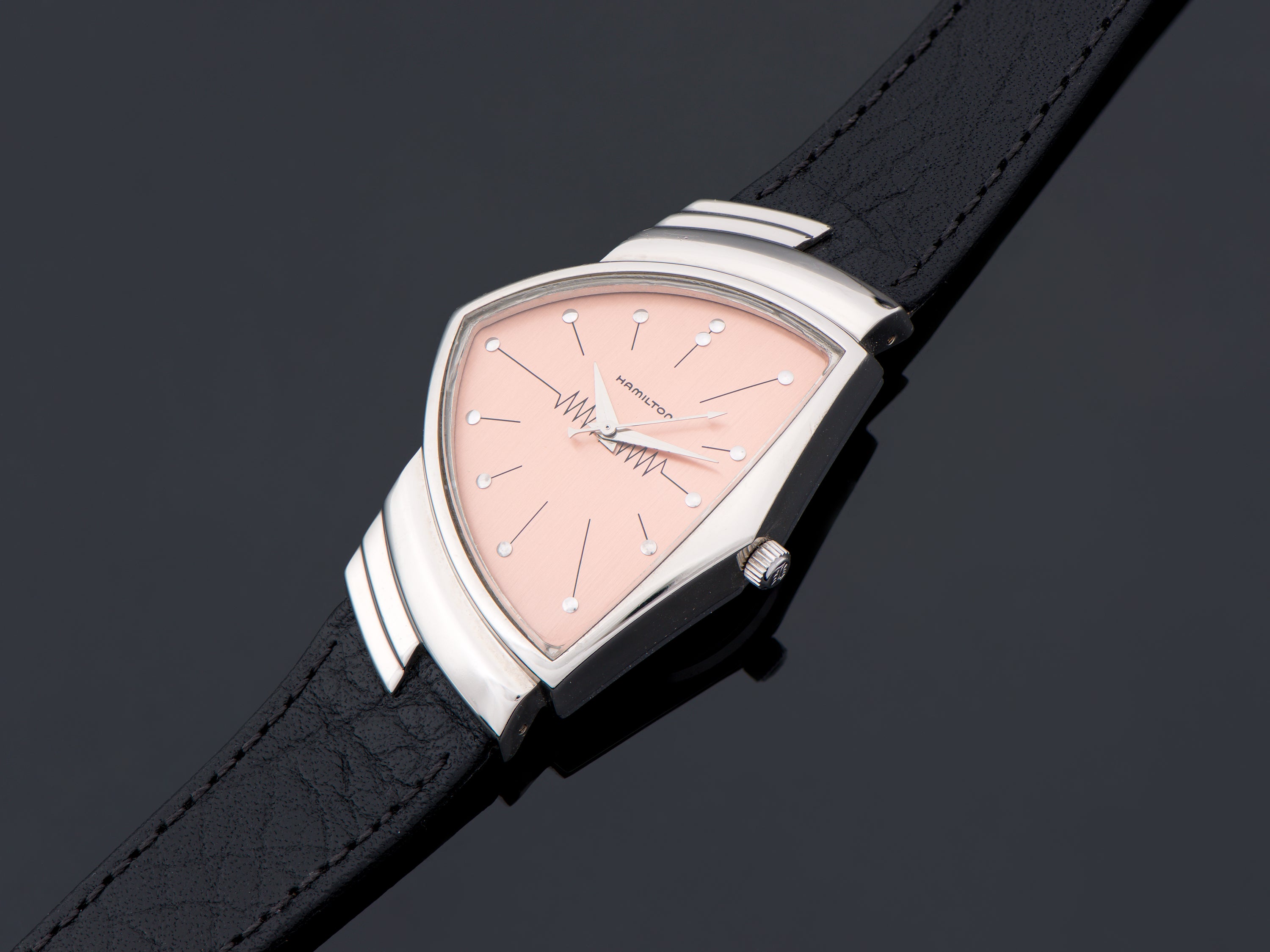 Hamilton Ventura Reissue Rose Dial 6251 Registered Edition Watch