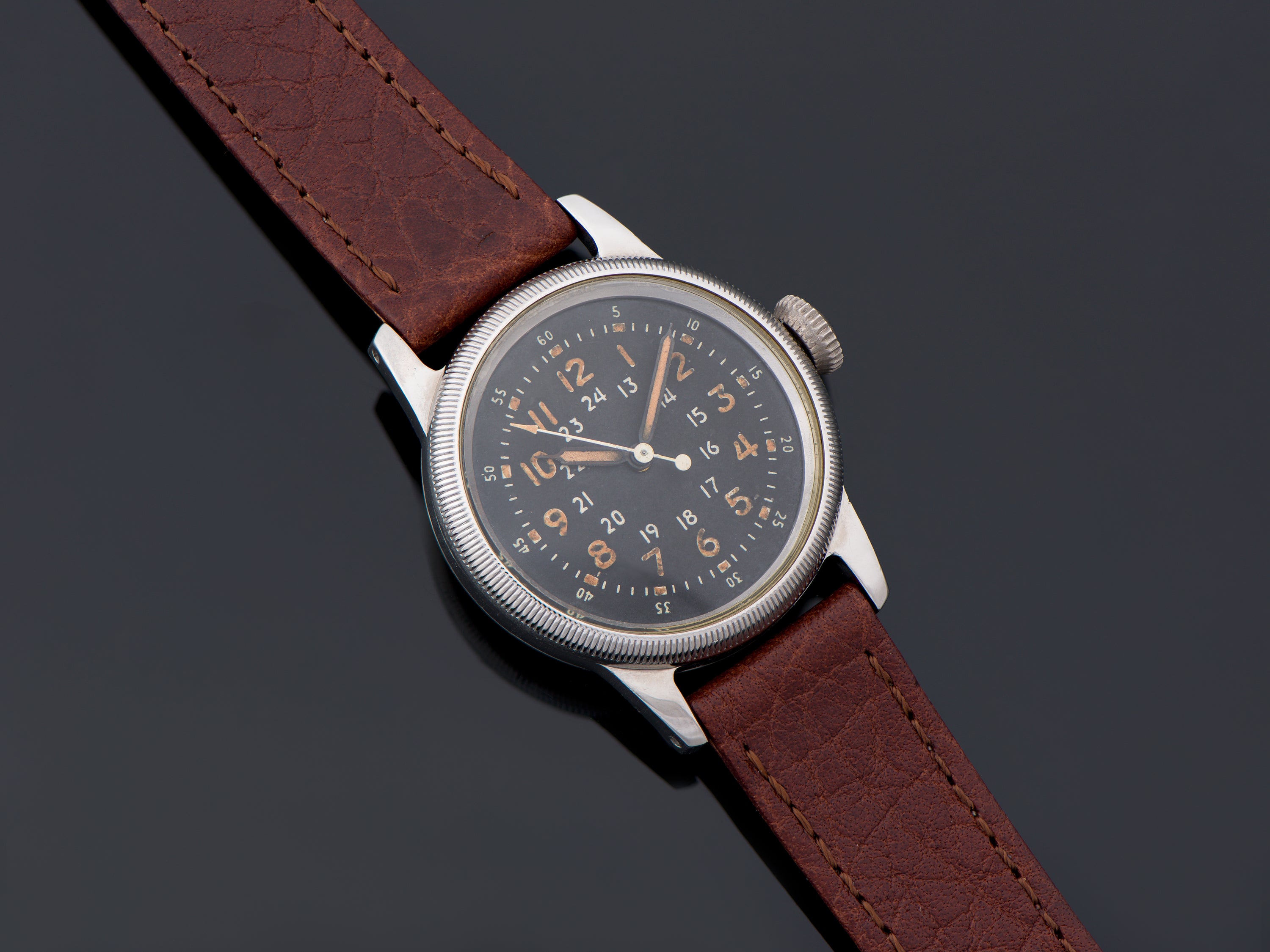 Waltham Vietnam Era Military Hacking A-17 Watch