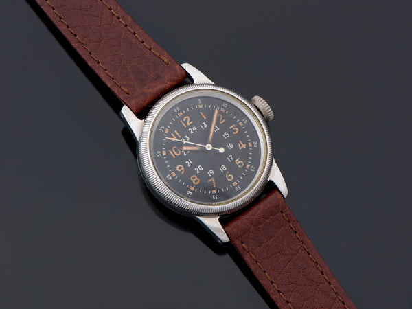 Waltham Vietnam Era Military Hacking A-17 Watch