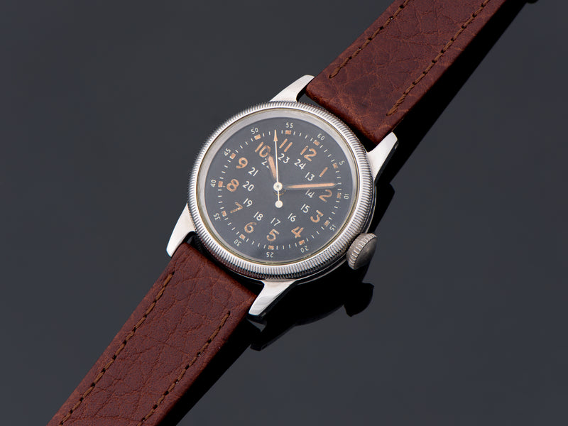 Waltham Vietnam Era Military Hacking A-17 Watch
