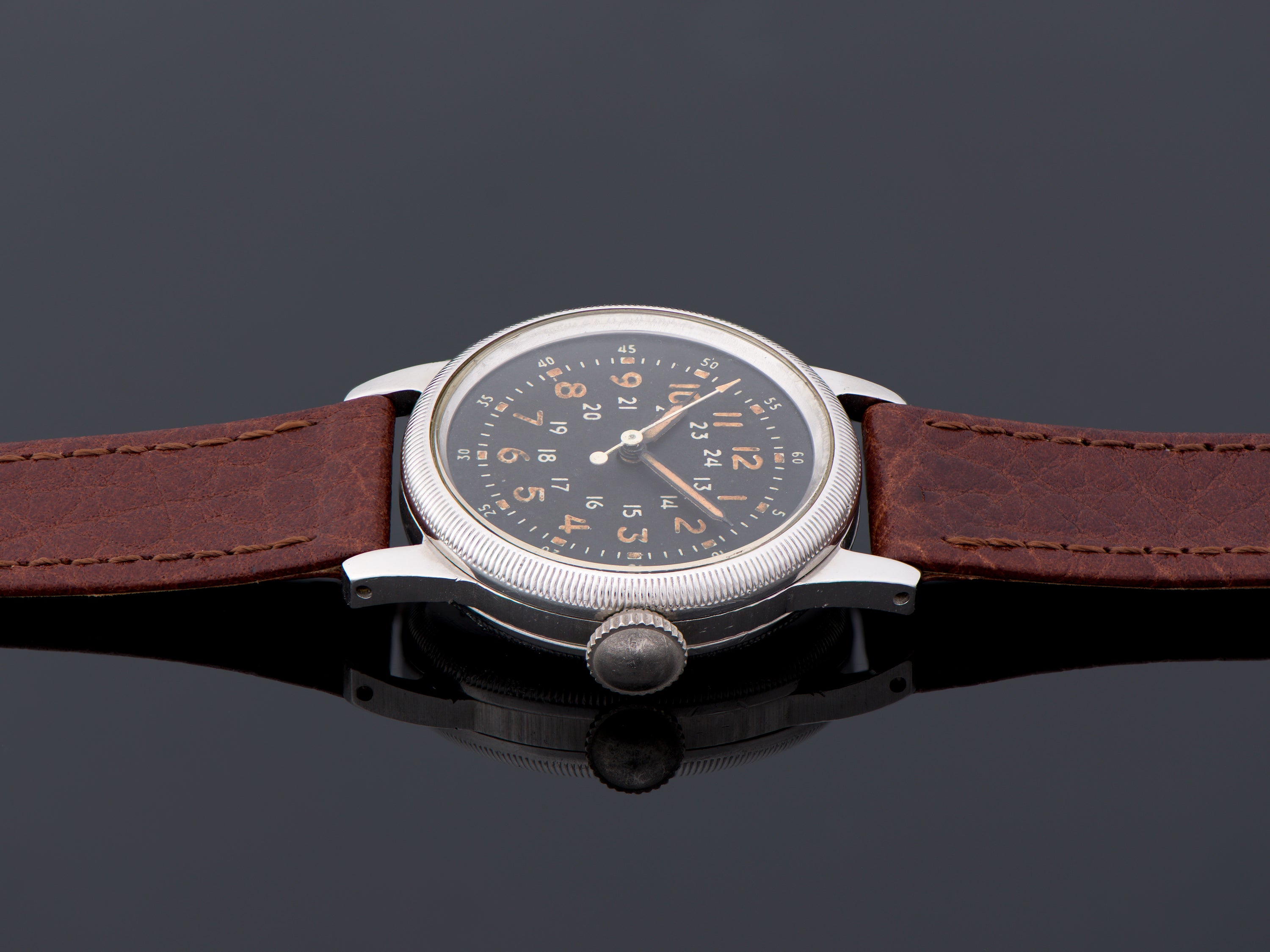 Waltham Vietnam Era Military Hacking A-17 Watch