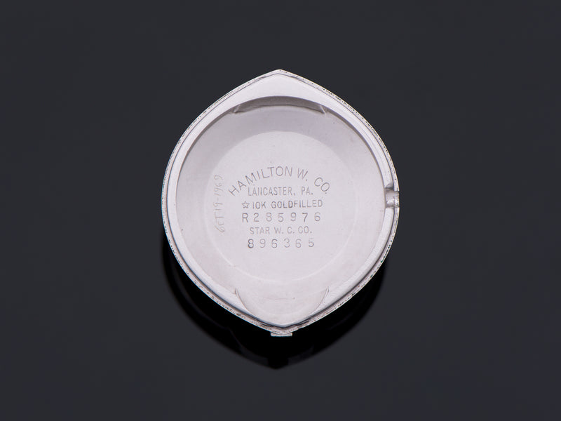 Hamilton Titan III White Gold Filled Electric Inner Watch Case Back