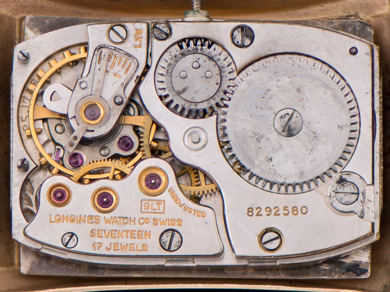 Longines 14K Yellow Gold Hourglass 9LT Watch Movement