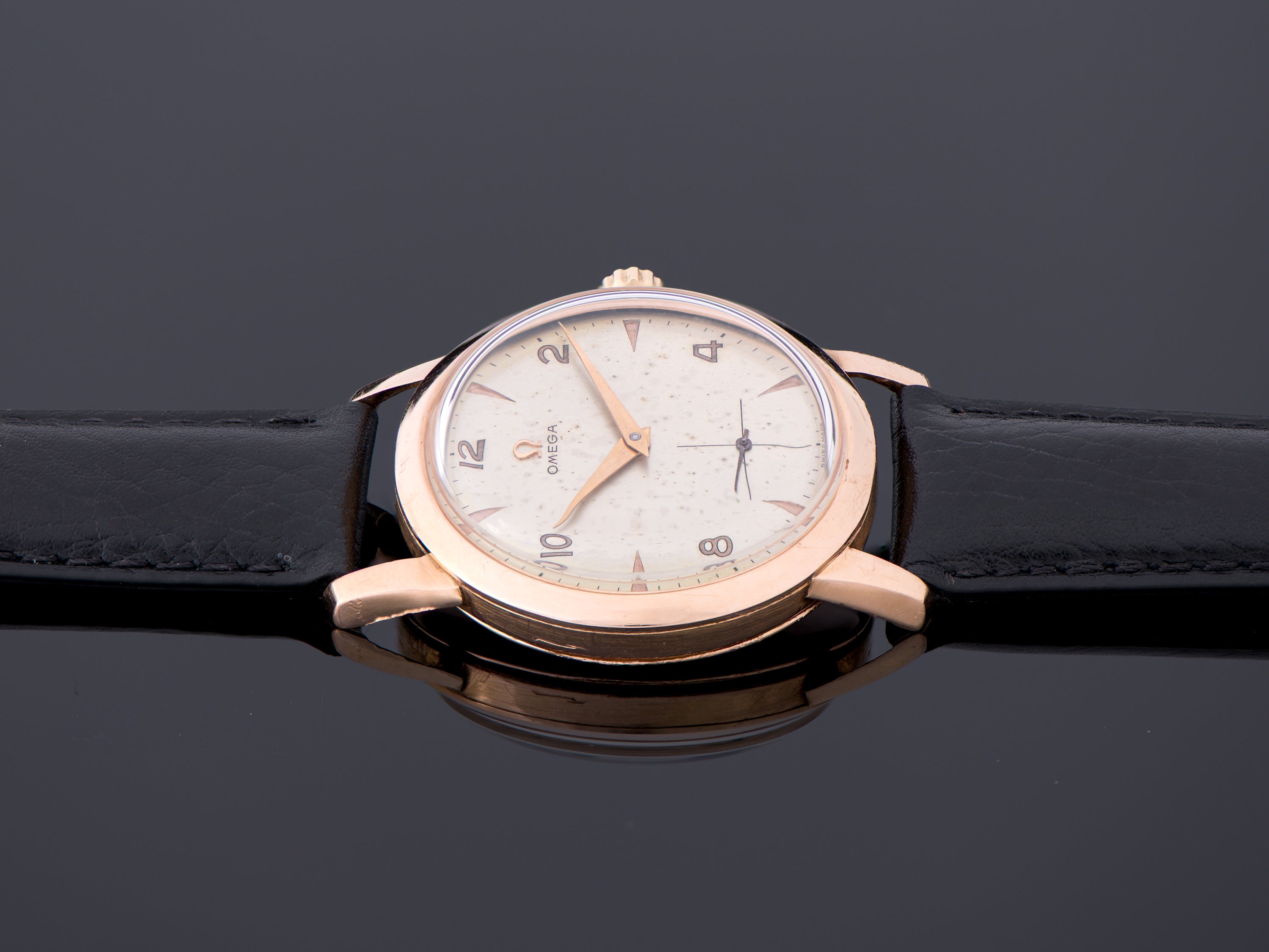 Omega Classic 18K Rose Gold Dress Watch