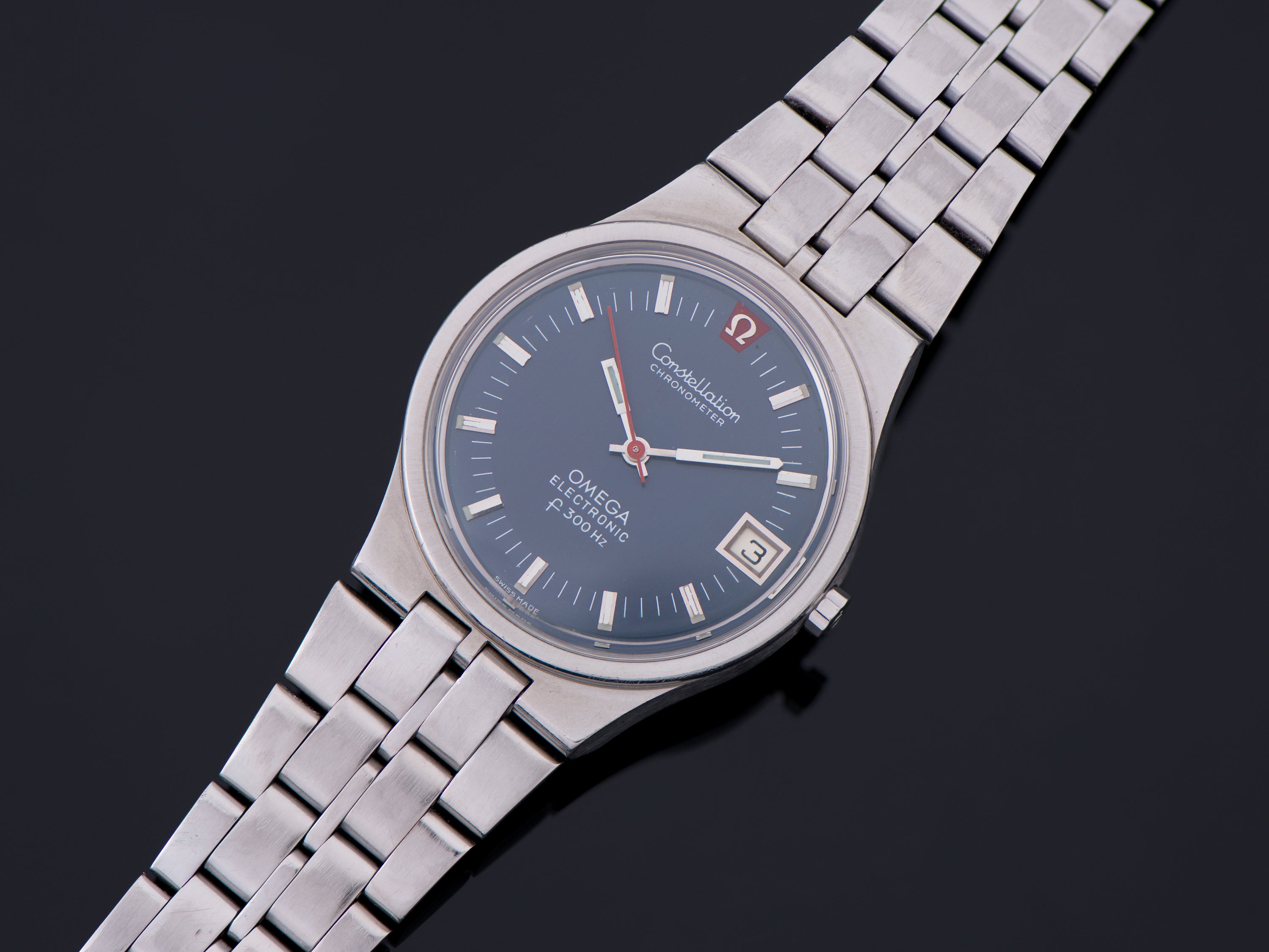 Omega / Constellation Chronometer Electronic f300 Hz Date