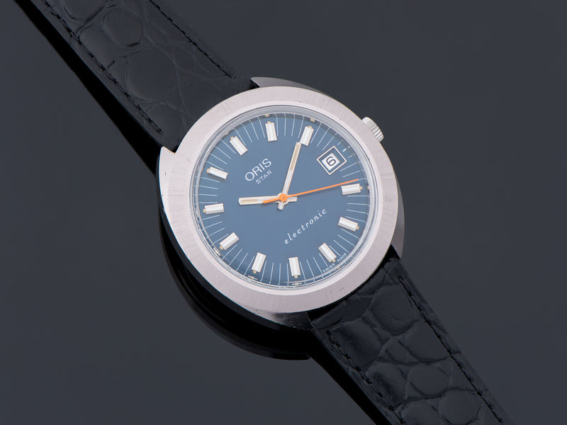 Oris Star Electronic Transistorized Watch Stainless Steel