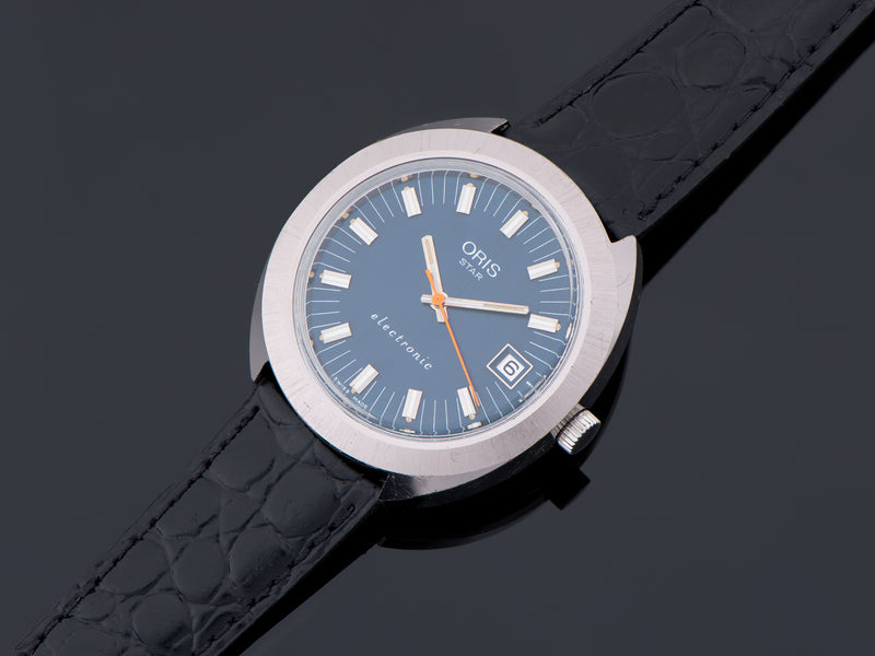 Oris Star Electronic Transistorized Watch Stainless Steel