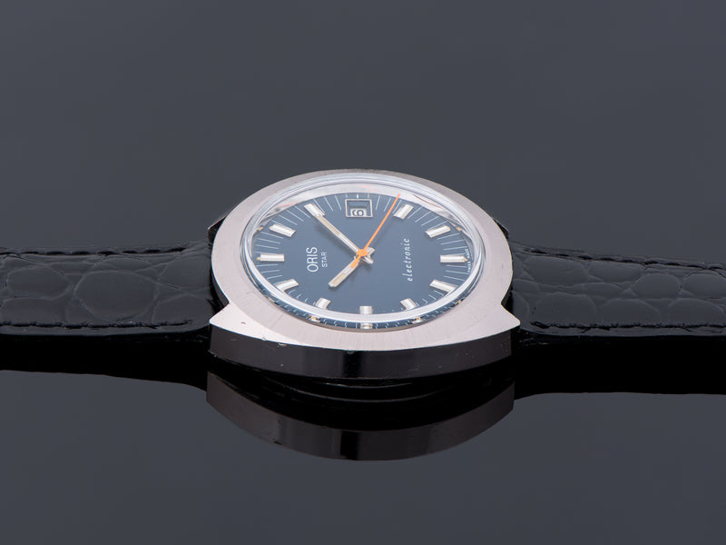 Oris Star Electronic Transistorized Watch Stainless Steel