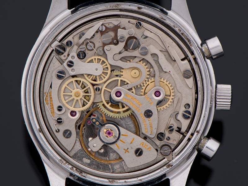 Wittnauer Stainless Steel Professional Chronograph Landeron 51 14YA Watch Movement