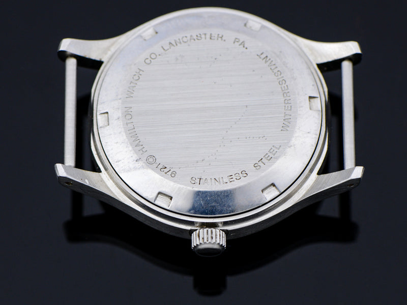 Hamilton 9721 L.L. Bean RAF Automatic With Date Ca. 1991 Vintage Watch Case Back