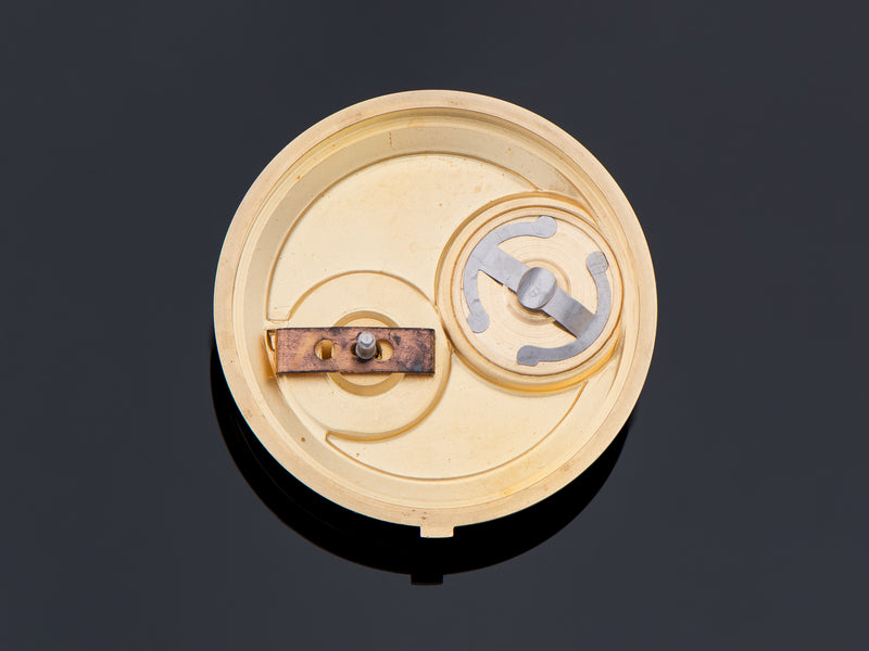 Accutron Alpha Spaceview 14K Yellow Gold Inner Watch Case Back