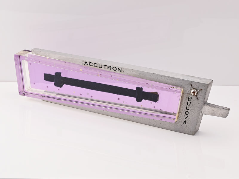 Accutron Plexiglass/Metal Display