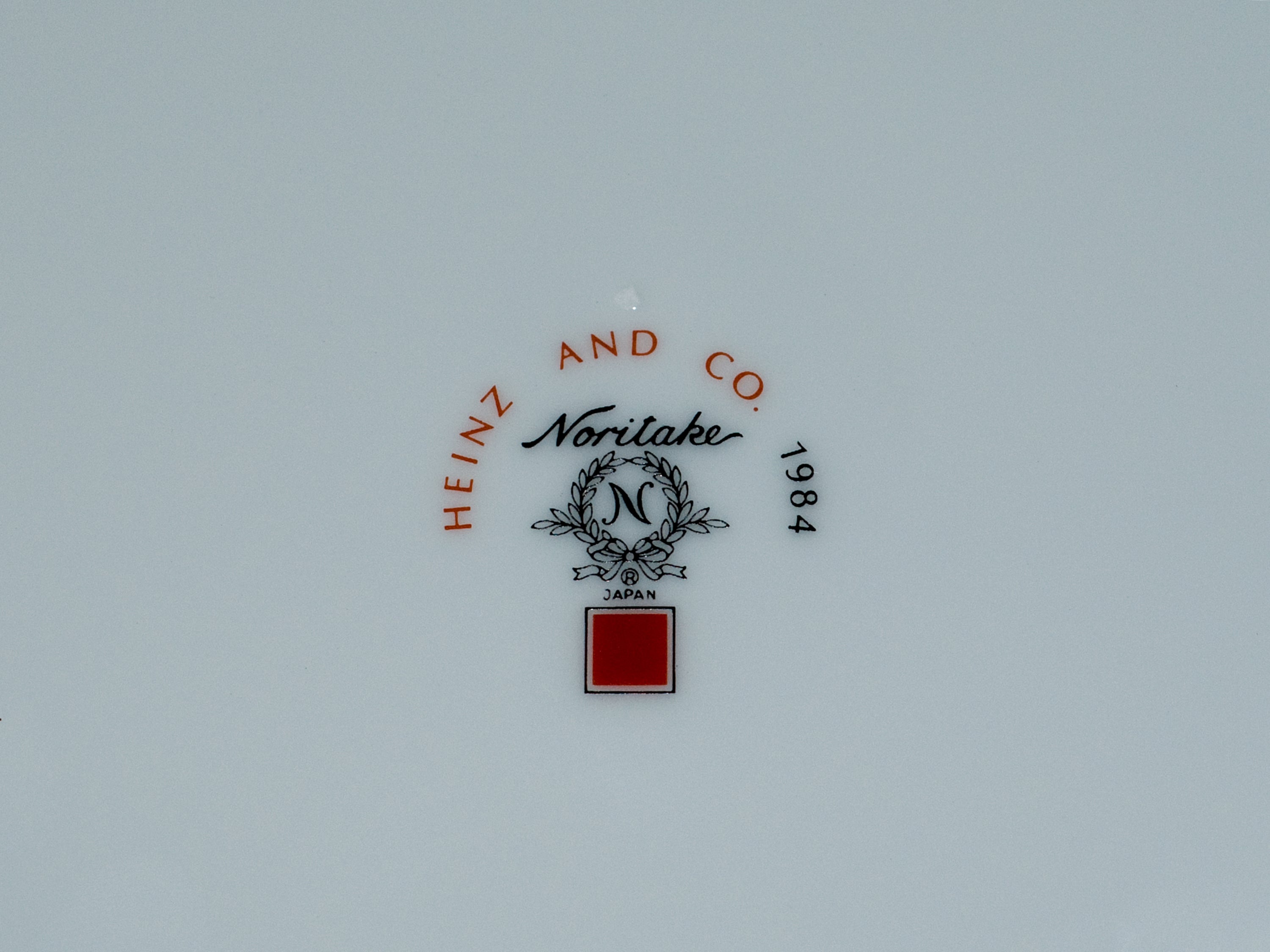 Art Deco Cabaret China Dishes by Noritake, 1984 1920's design 7pc